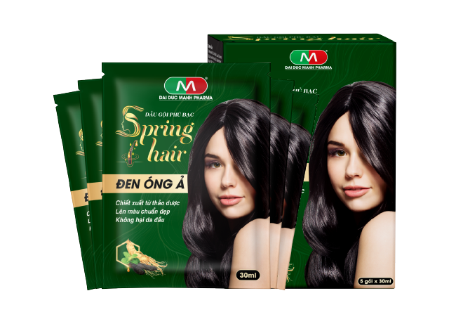 Dầu Gội Phủ Bạc Spring Hair (Dạng gói)