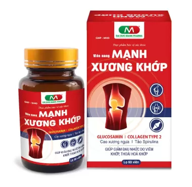 Viên nang mạnh xương khớp  lọ 60v