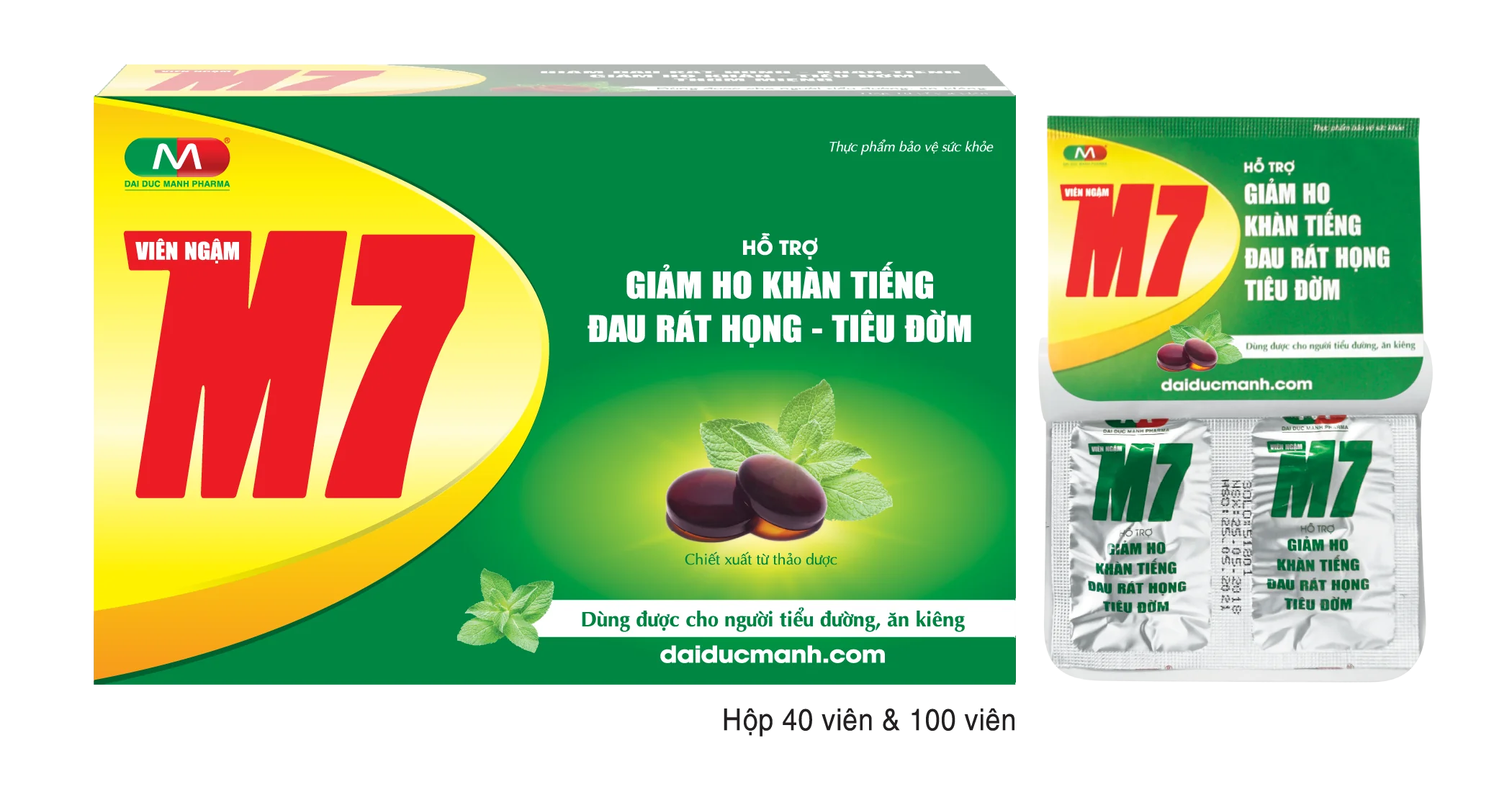 VIÊN NGẬM M7 Hộp 100v